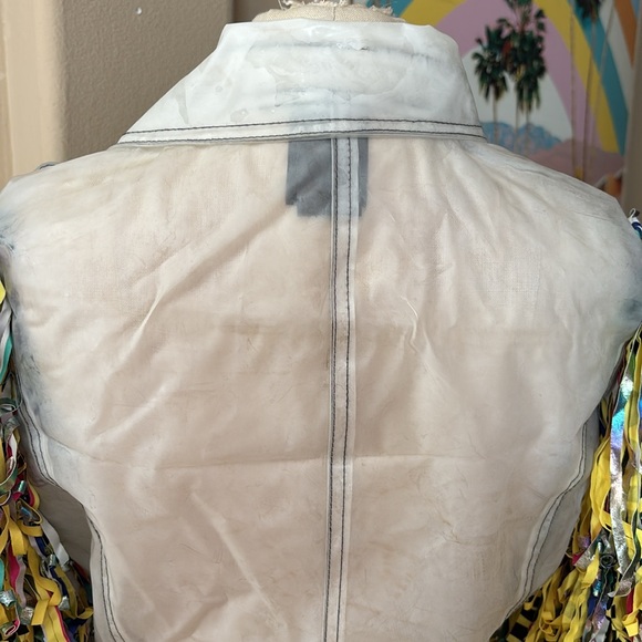 Birds of Prey Harley Quinn Comic Cosplay Clear Moto Jacket - Picture 9 of 13